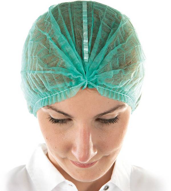Hygostar Detecta-Cap, PP, verde con elastico, 50cm