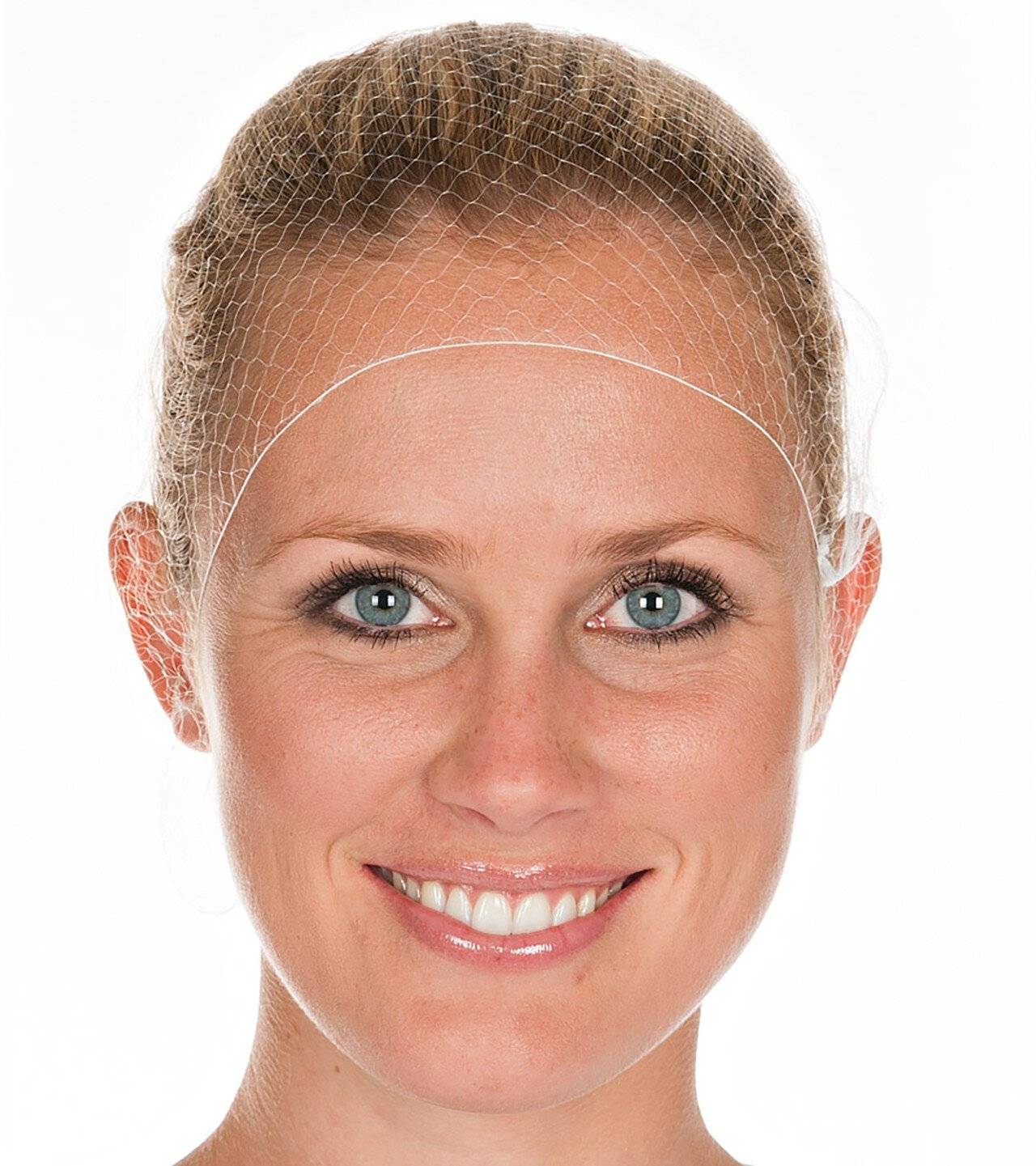 Retina per capelli Hygostar bianca, nylon extra light-0