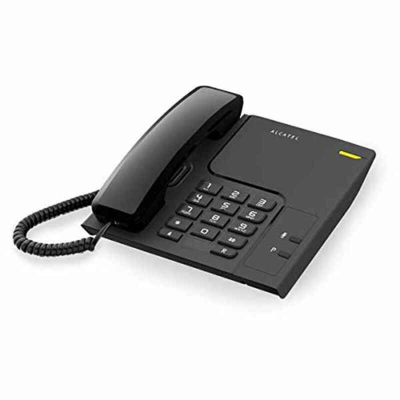 TELEFONO FISSO ALCATEL T26 NERO TASTO DI RICHIAMATA/INDICATORE LUMINOSO-0