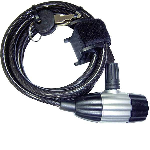 Lucchetti da bicicletta - Lucchetto a cavo Security Plus SK 55 Nero Lucchetto a chiave - Lucchetti da bicicletta - Lucchetto a cavo Security Plus SK 55 Nero Lucchetto a chiave -
