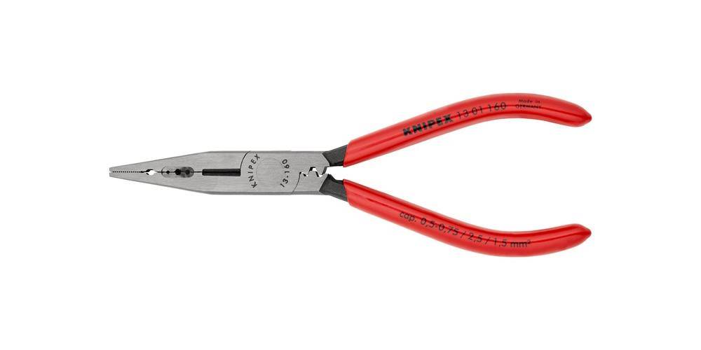 Pinza combinata per elettricisti e cablatori - con manici rivestiti in resina sintetica-0