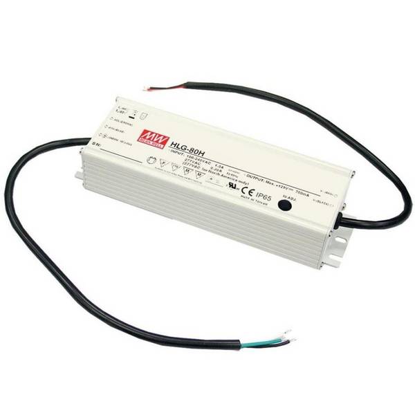 HLG-80H-36 Meanwell - Alimentatore LED 80W - Tensione Costante CV Corrente Costante CC 36V