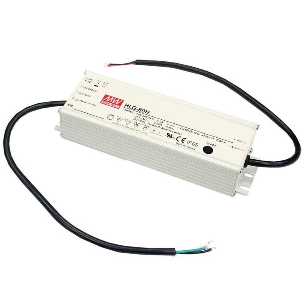 HLG-80H-36 Meanwell - Alimentatore LED 80W - Tensione Costante CV Corrente Costante CC 36V-0