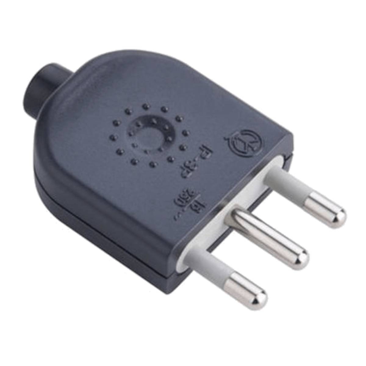 Spina dritta S11 (piccola) 10A - tipo italiano-1