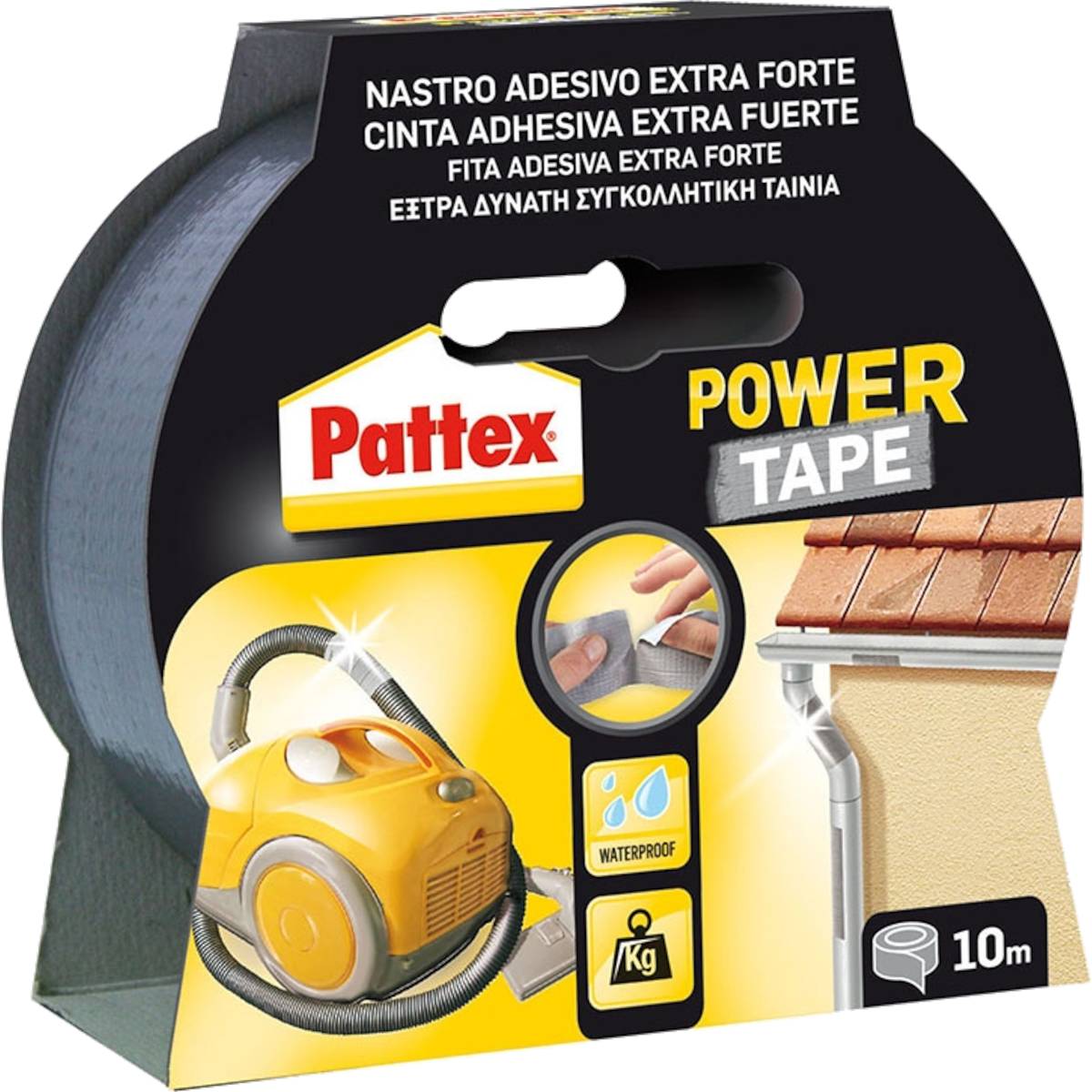 Nastro adesivo multifunzione ultra resistente - grigio-0