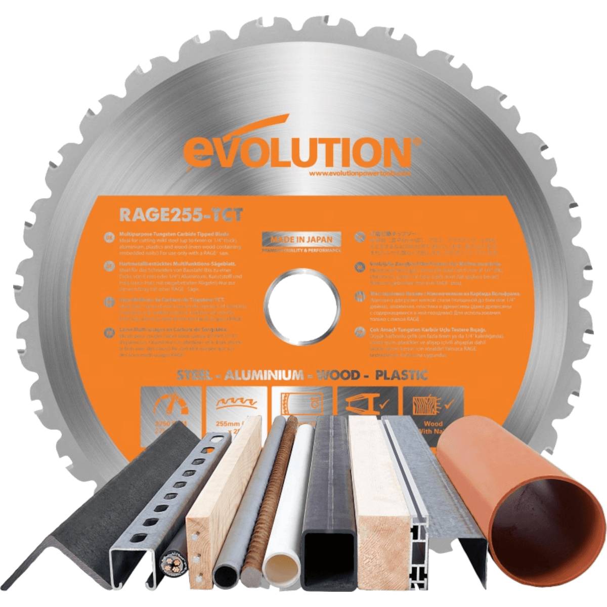 Banco sega stazionario professionale universale con lama - Lama diam. 255 mm-1