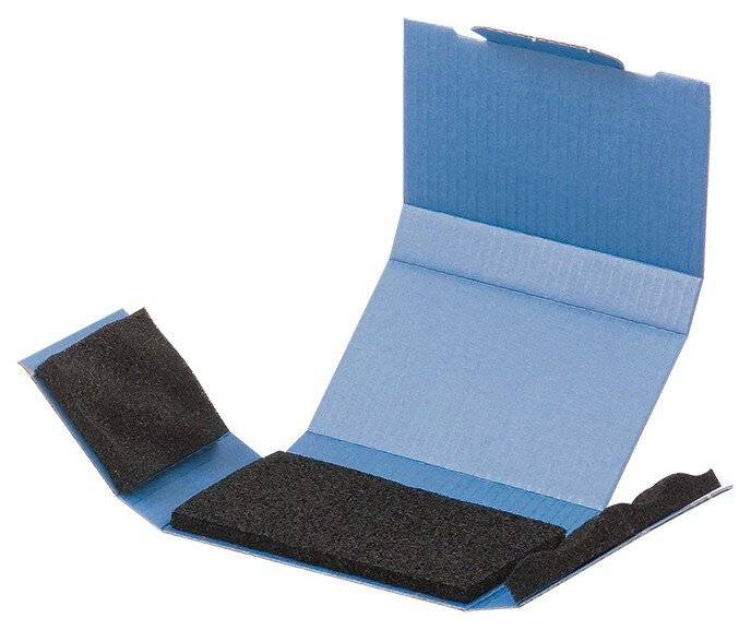 Scatola di spedizione ESD per E-Proms 100x60x15 mm, schiuma a innesto/schiuma a scatto-0