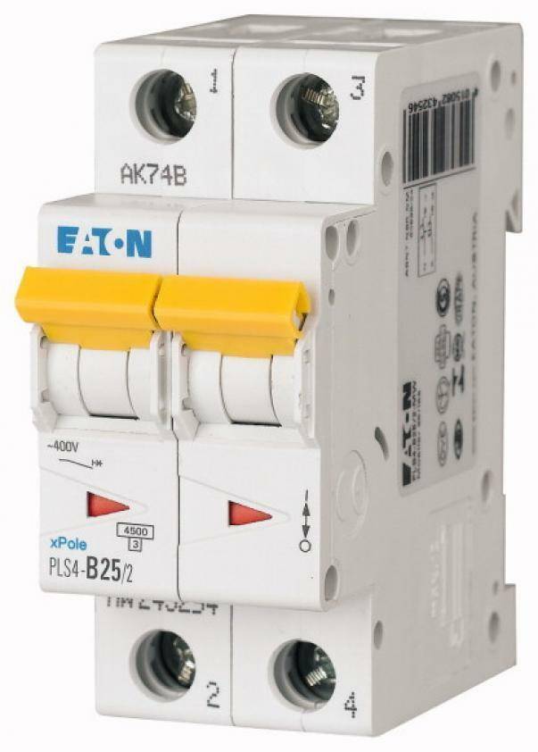 PLS4-C25/2 INT. MT 4,5KA 2P C 25A-0
