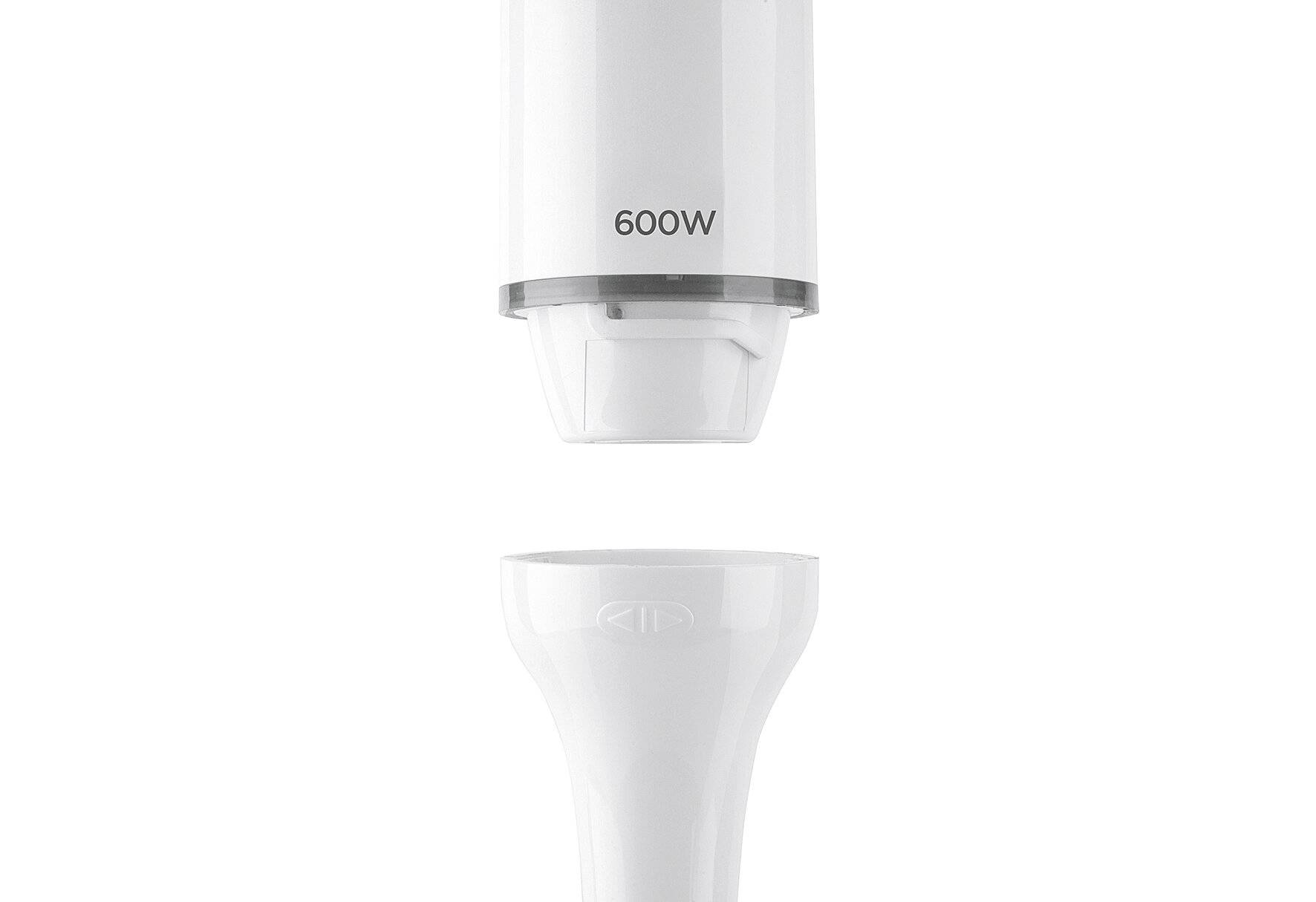 Black+Decker BXHBA600E Frullatore a immersione, 600, Acciaio inossidabile, Antiruggine, Bianco-2