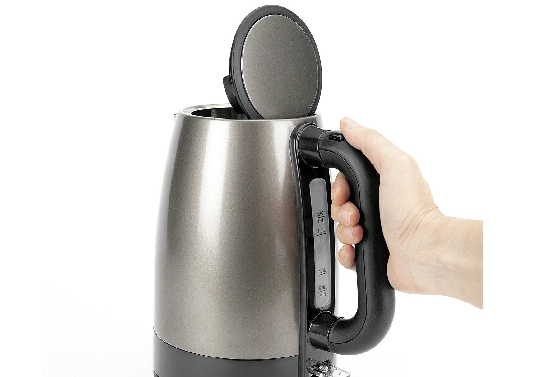 Bollitore Black+Decker BXKE2201E, 2200, acciaio inossidabile-1