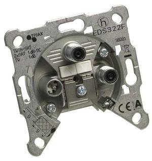 Triax EDS 322 Presa per antenna SAT, TV Da incasso Presa terminale-2