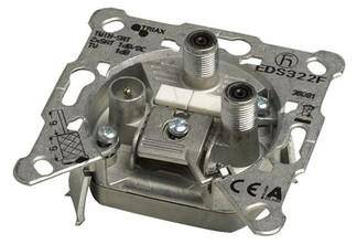 Triax EDS 322 Presa per antenna SAT, TV Da incasso Presa terminale-3