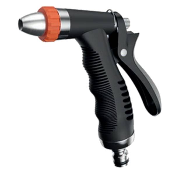 Pistola in ottone - Linea METAL-JET. Lancia a pistola in ottone con cromatura certificata. Impugnatura ergonomica in mat