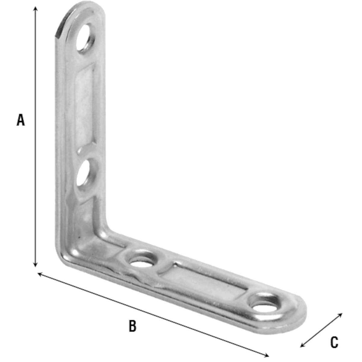 Lastrine stampate ad angolo - 4 fori. Spessore 2,3 mm.-0