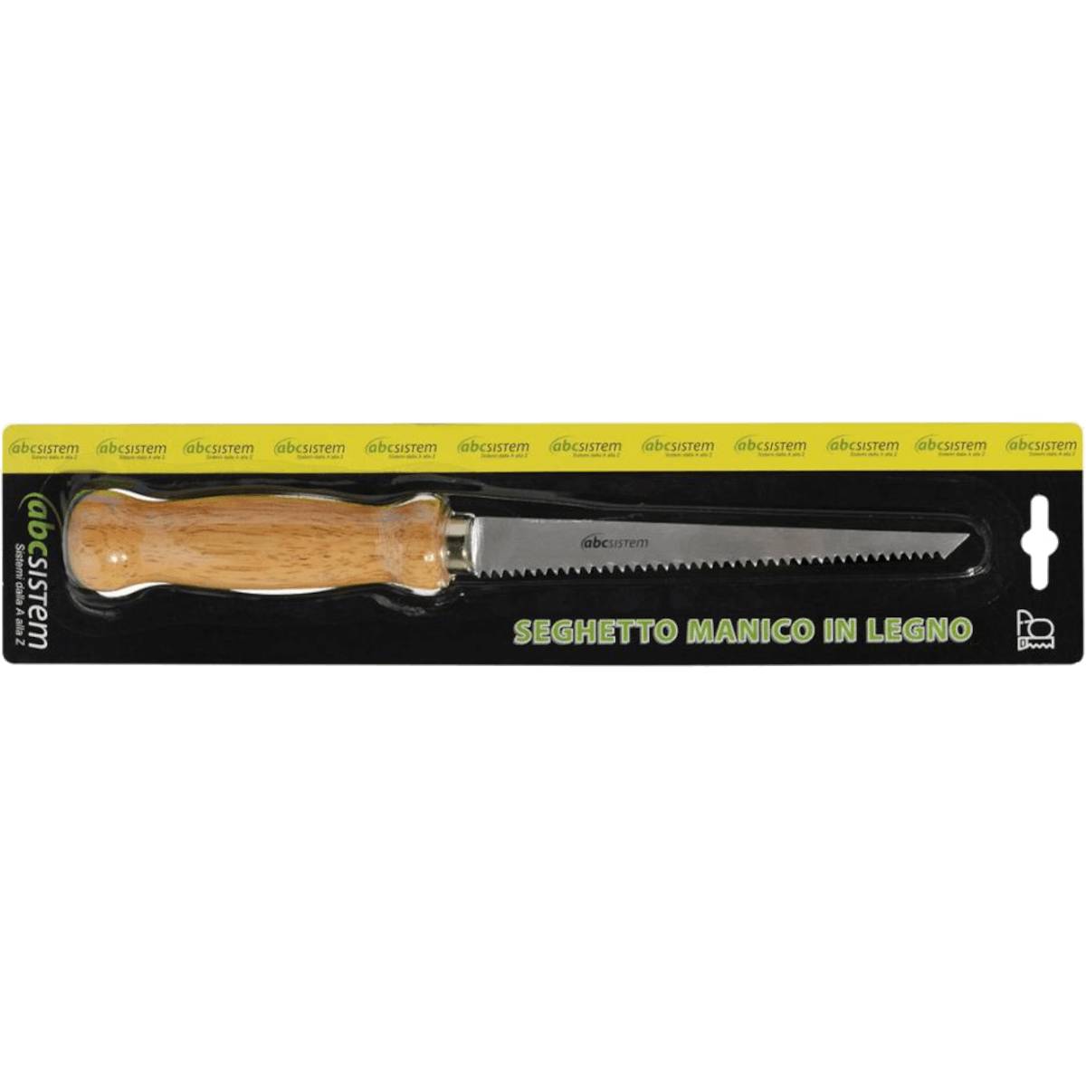 Seghetto per cartongesso con manico in legno - lunghezza lama 155 mm-1