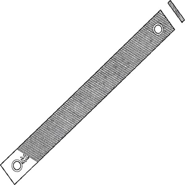 Foglio fresato LF505 piatto dente dritto - taglio bastardo