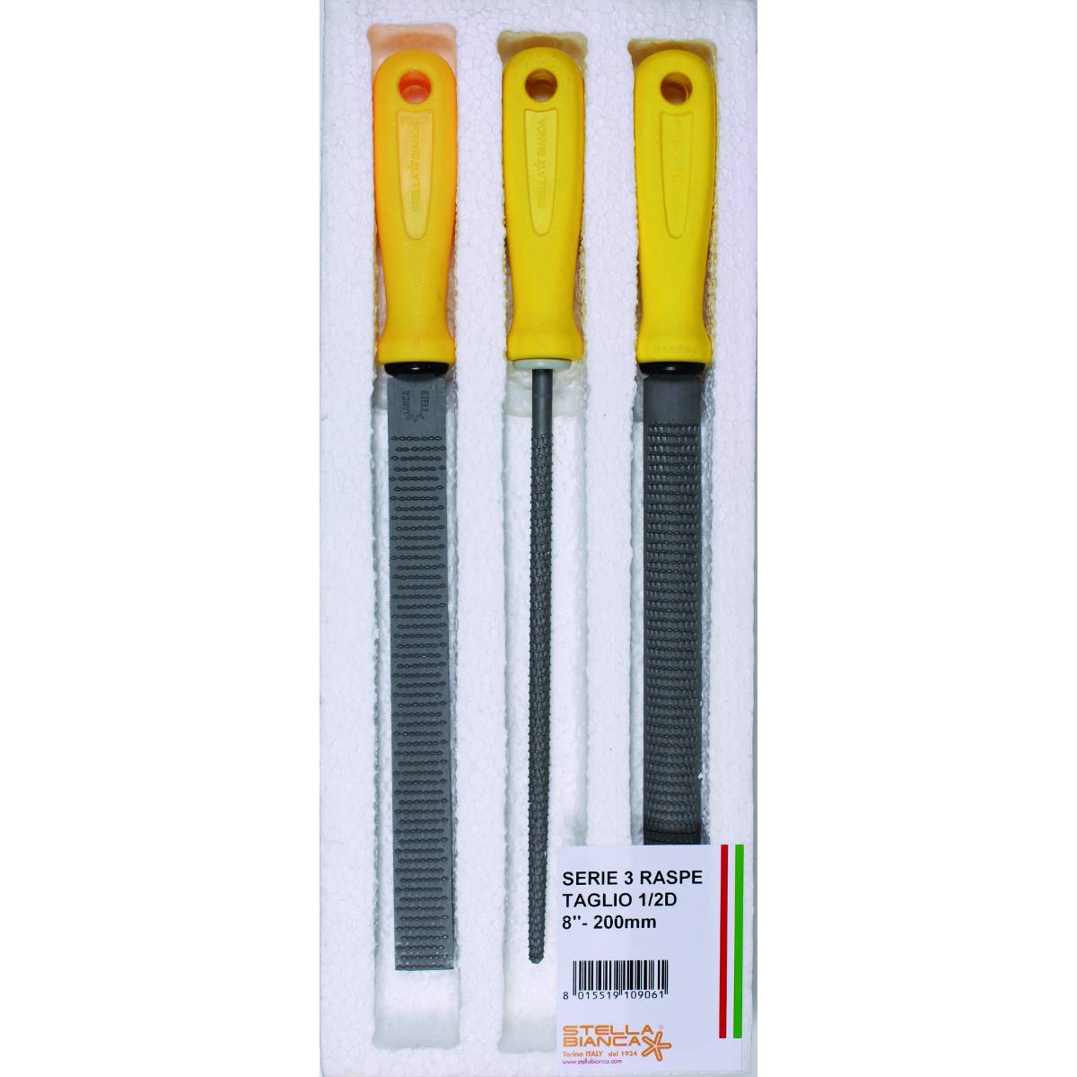 Set di 3 raspe varie forme - taglio mezzodolce-0
