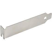 STAFFA PCI/BRACKET LOW PROFILE DI CHIUSURA CASE CIECA INLINE - CONFEZIONE 6 PEZZI-0
