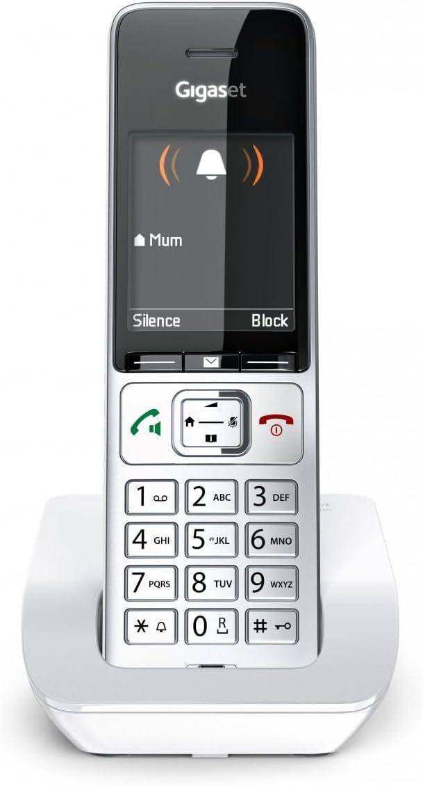 TELEFONO CORDLESS DECT GIGASET COMFORT C501 WHITE-0