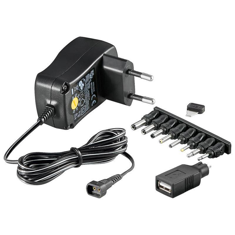 Alimentatore Regolabile 600 mAh AC/DC StabilizzatoN 7,2W-0