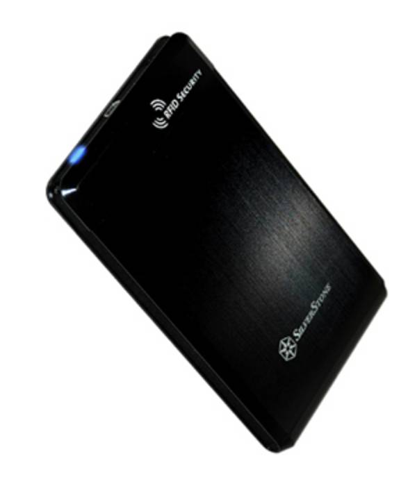 BOX 2.5 SATA>USB TS01B TOUCH SECURITY CON CRIPTAZIONE RFID (INCLUDE 2 TRANSPONDER)