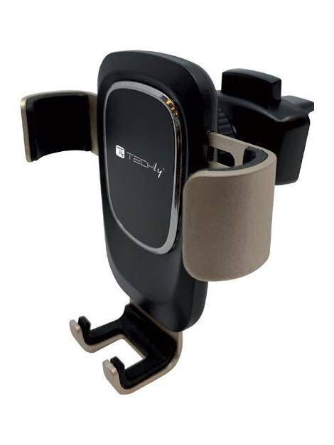 SUPPORTO DA AUTO UNIVERSALE PER SMARTPHONE CON ATTACCO BOCCHETTE ARIA TECHLY-0
