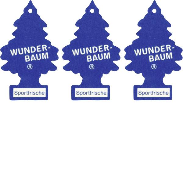 Deodoranti per auto - Wunder-Baum Alberello profumato Sport Fresh 3 pz. - Deodoranti per auto - Wunder-Baum Alberello profumato Sport Fresh 3 pz. -