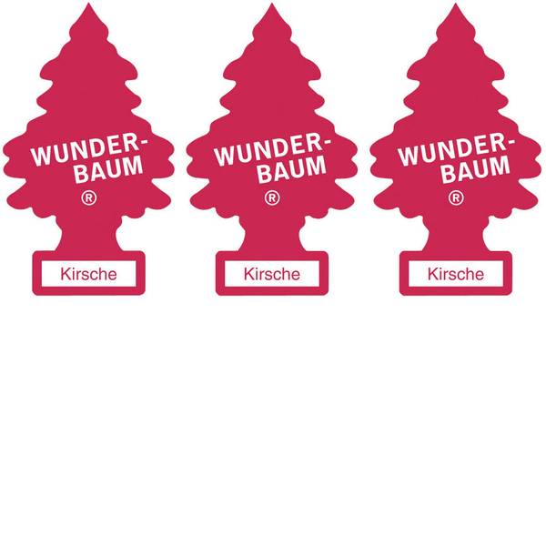 Deodoranti per auto - Wunder-Baum Alberello profumato Ciliegio 3 pz. - Deodoranti per auto - Wunder-Baum Alberello profumato Ciliegio 3 pz. -