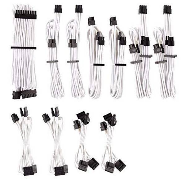 KIT CAVI CORSAIR PREMIUM SLEEVED DC CABLE PRO KIT - WHITE