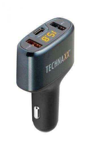 CARICATORE DA AUTO/CAR CHARGER QUICK HARGE 3.0/TYPE-C/USB 2.4A TECHNA XX BY MANHATTAN-0