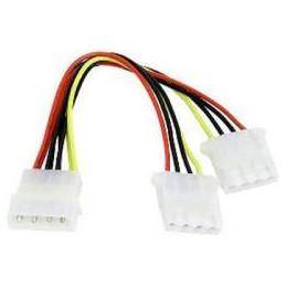ADATTATORE/SDOPPIATORE DI ALIMENTAZIONE INTERNA 4pin MOLEX F>2x4pin MOLEX M INLINE-0