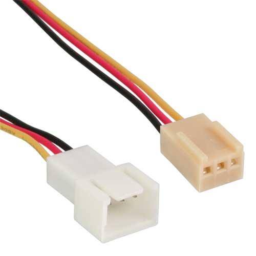 PROLUNGA TACHIMETRICA PER ALIMENTAZIONE VENTOLE INLINE 3Pin 60cm (33328L)-0