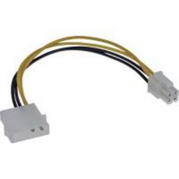 CONVERTITORE/ADATTATORE DI ALIMENTAZIONE INTERNO MOLEX>MAINBOARD 4 PIN INLINE