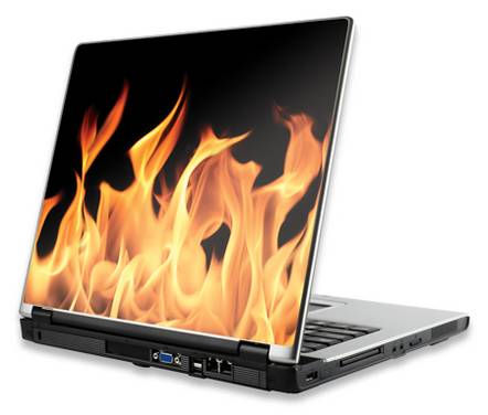 PELLICOLA ADESIVA PER NOTEBOOK FUOCO