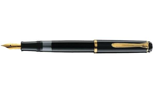 Pelikan 994004 Penna Stilografica Classic 200, Nera, Pennino M (medio),-2