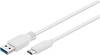 Goobay Cavo da USB-C™ a USB 3.0 tipo A, bianco 0.2 m spina USB 3.0 (tipo A) > Spina USB-C™