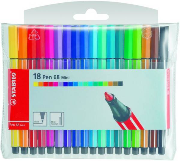 STABILO Pen 68 marcatore Rosso 1 pz 68/40