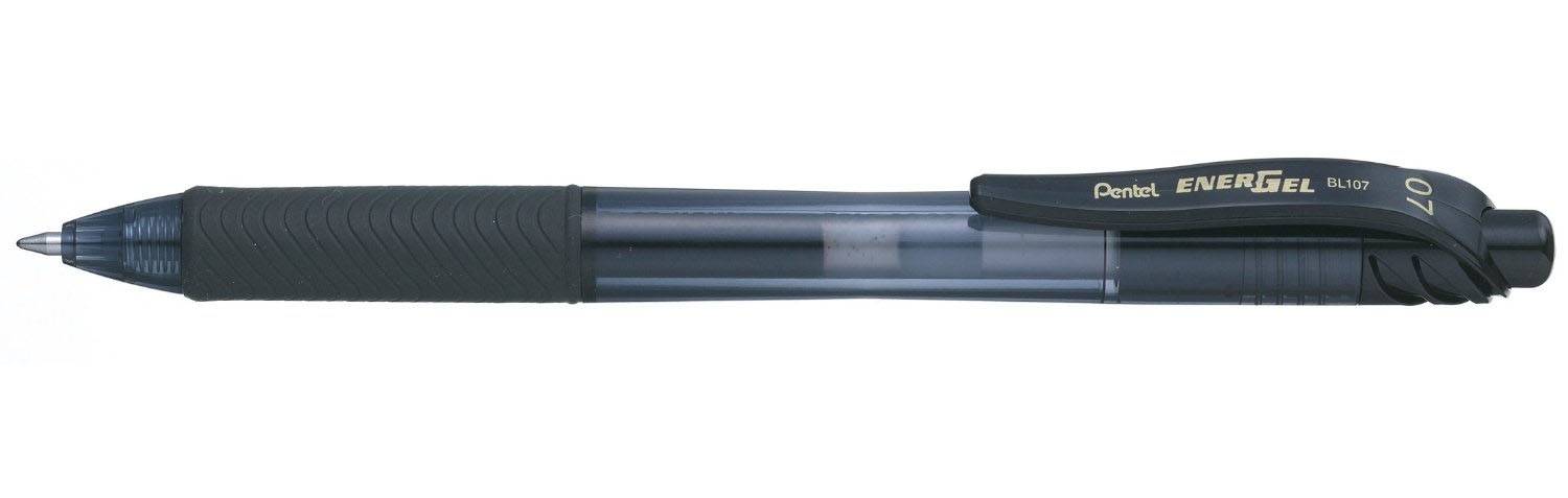 Penna roller a scatto Pentel EnerGel X 0.7 mm nero BL107-AX-0