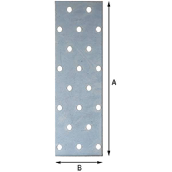 Giunzioni dritte pesanti - Fori � mm 5. Spessore mm 2,5.