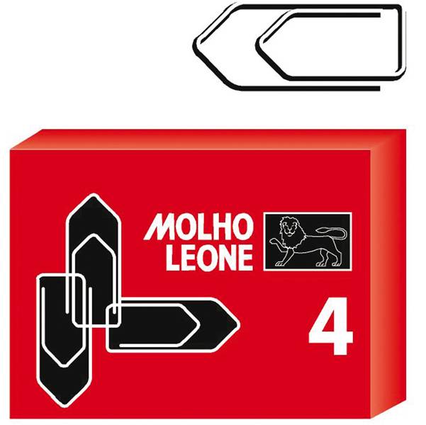 Fermagli Zincati Molho Leone - Punte Triangolari - n. 4 - 32 mm - 21114 (Zinco Brillante Conf. 1000)-0
