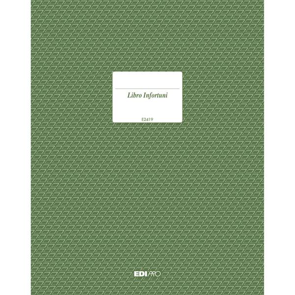 Registro Infortuni Edipro - 24,5x31 cm - 15 Pagine - E2419-0