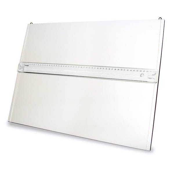 Tavola Parallelografo con Leggio e Riga da 50 cm Arda - 40x53 cm - 050M (Bianco)