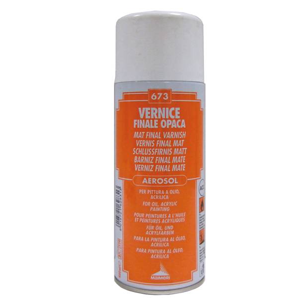 Vernice finale opaca spray - 400 ml - Maimeri-0