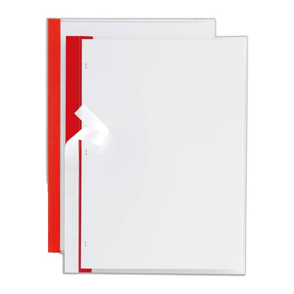 Cartellina per Rilegatura Poli 200 Sei Rota - 21x29,7 cm - 66230512 (Rosso Conf. 10)-0