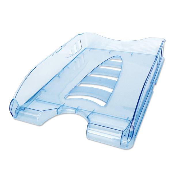Vaschetta Portacorrispondenza Sunrise Arda - 33,5x25,4x7 cm - TR75510BL (Azzurro Trasparente)-0