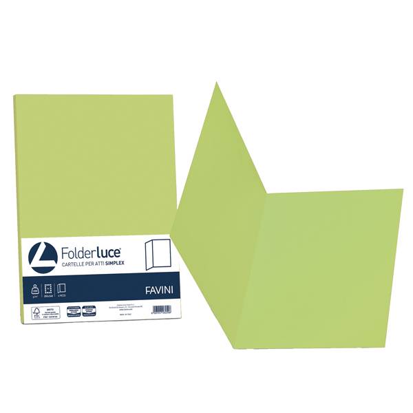 Cartellina atti Favini pz.50 pistacchio-0