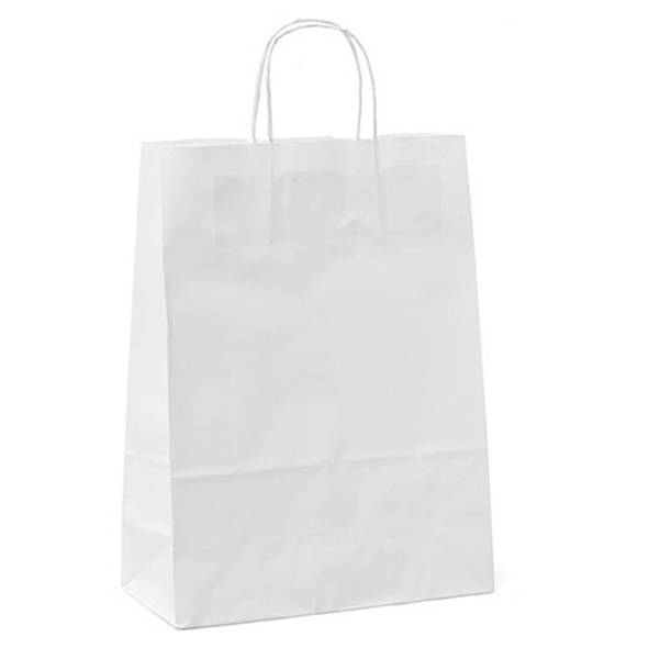 Shopper in Carta Mainetti Bags - 14x9x20 cm - 078309 (Bianco Conf. 25)-0