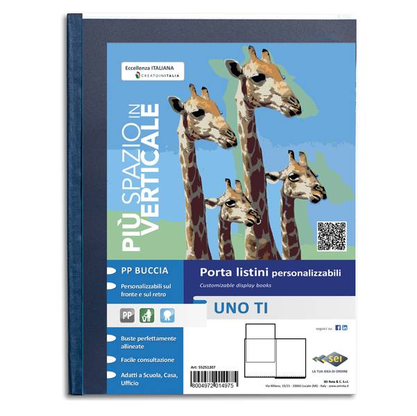 Album Personalizzabili Uno TI Sei Rota - 50x70 cm - 55501807 (Blu 18 Buste)-0