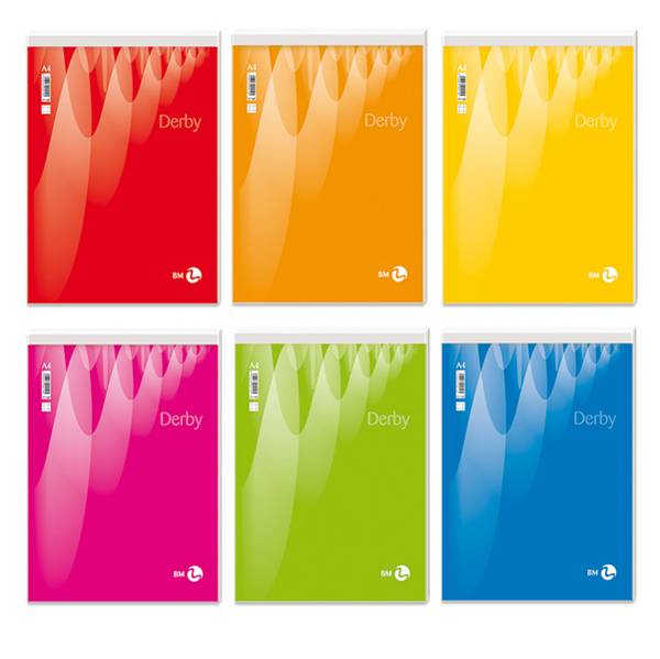 Blocco Punto Metallico Derby BM - A4 - Quadretti 5 mm - 70 Fogli - 0100022 (Conf. 10)