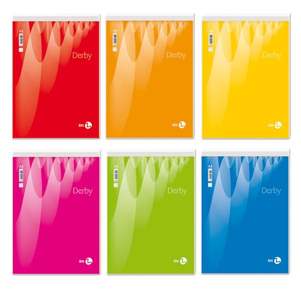 Blocco Punto Metallico Derby BM - A4 - Quadretti 5 mm - 70 Fogli - 0100022 (Conf. 10)-0